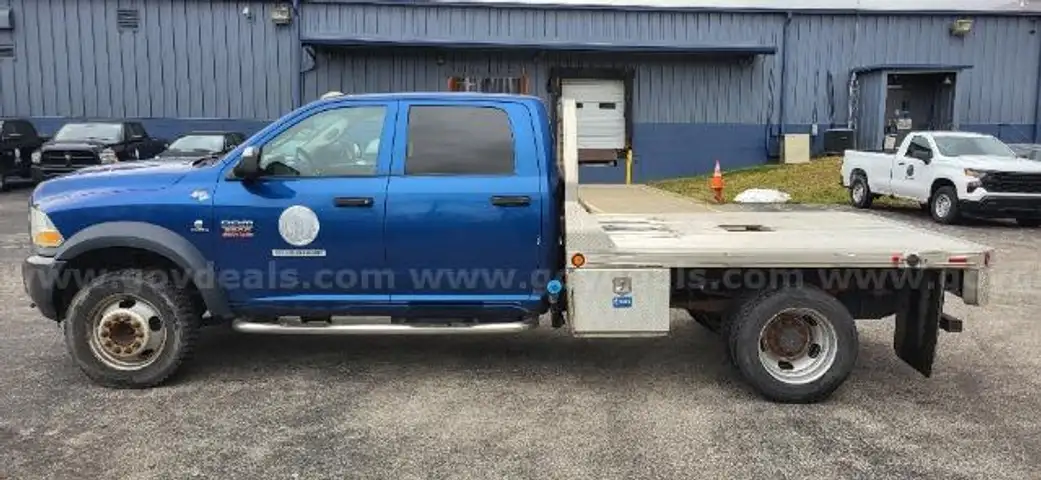2011 DODGE RAM 5500 4X4 QUAD FLAT BED/DS18304/97911/DOA/KW6589