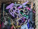 14.2 Pound Lot of Keyrings-Knuckles/PRE-OWNED/DS18325/97995/TSA