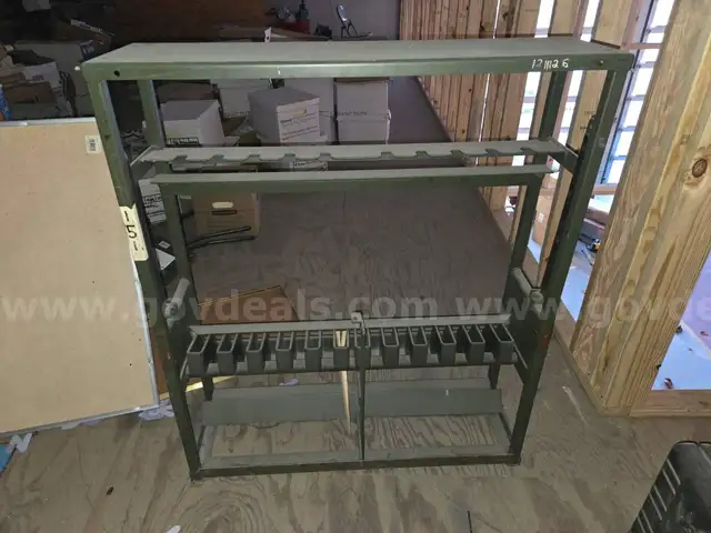 Open lockable gun rack