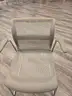 lot of 18 chairs with storage cart