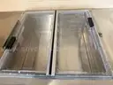 Serving Line Portable Work Counter with Freezer