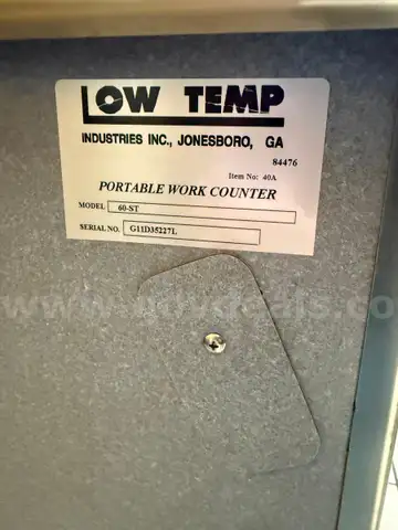 Serving Line Portable Work Counter with Freezer