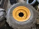 Lot of 10 Used Skid Loader Rims and Tires