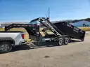 2018 PJ Gooseneck Roll Off Trailer w/ 13 yard Roll Off Box