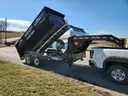 2018 PJ Gooseneck Roll Off Trailer w/ 13 yard Roll Off Box