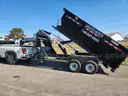 2018 PJ Gooseneck Roll Off Trailer w/ 13 yard Roll Off Box
