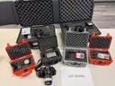 Lot 7 Cameras and Pelican Cases as Pictured
