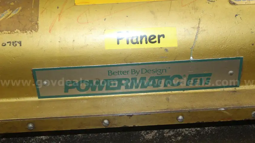 Powermatic ITTT Planer