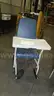 Wheelchair w/ tray bedside commode