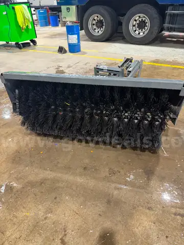 Sweepster fits on Kubota or anything with 3 point hitch