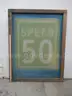 LOT OF USED POWER TOOLS, VINTAGE SILKSCREEN SIGNS, AND MISC. ITEMS