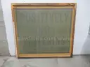 LOT OF USED POWER TOOLS, VINTAGE SILKSCREEN SIGNS, AND MISC. ITEMS
