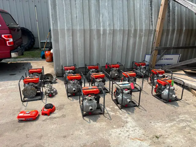 Lot of 13 Kubota Pumps