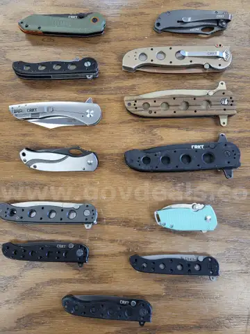Assortment of CRKT knives