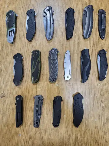 Assortment of Kershaw knives