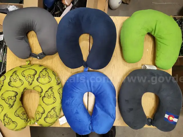 Assortment of neck pillows