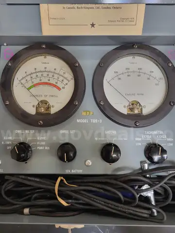 Test set, Tachometer-Dwell