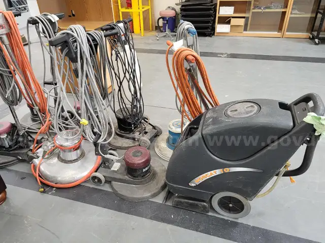 Assortment of Floor polishers