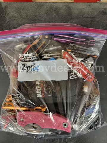 Bag of miscellaneous Knives & Multi-Tools