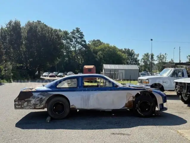 Old Roush Racing Race Car Body and Chassis