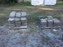 Pavers, Bricks and Metal Raised Bed Planters