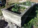 Pavers, Bricks and Metal Raised Bed Planters