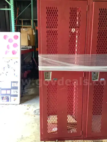 (1) Double  and (2) single sports storage lockers by Superior Lockers