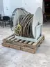 (1) Reel-Craft reel cart assembly with hose and motor, plus a pressure wand.