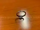 (1) Diamond solitaire ring with (26) smaller sister diamonds stones