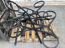 (6) Used steel bike racks