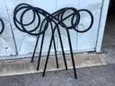 (6) Used steel bike racks
