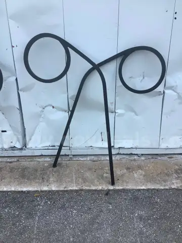 (6) Used steel bike racks
