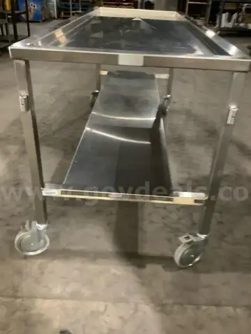 (1) Used Autopsy Table 80&#x22; x 30&#x22; x 36