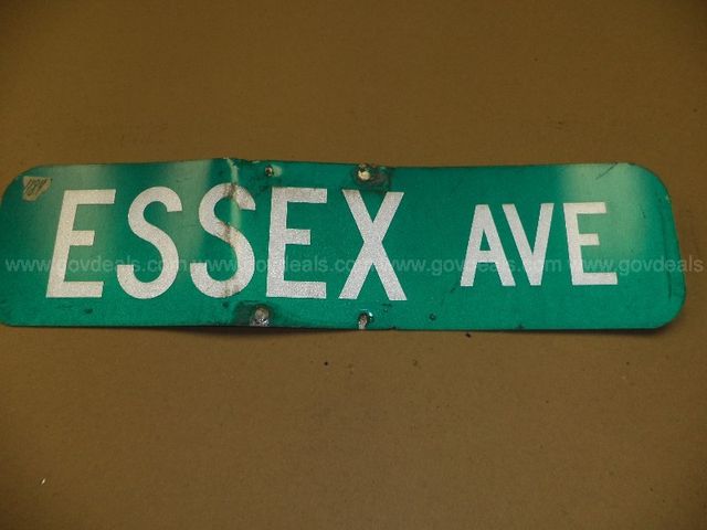 Essex_1184 Street Sign | GovDeals