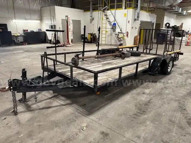 7&#x2019;-6&#x201D; x 17&#x2019;-8&#x201D; Tandem Axle Trailer with Ramp Tailgate