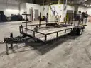 7&#x2019;-6&#x201D; x 17&#x2019;-8&#x201D; Tandem Axle Trailer with Ramp Tailgate