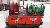 Trailer mounted sewer cleaner