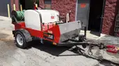 Trailer mounted sewer cleaner