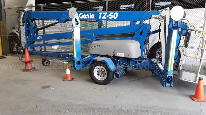 Genie TZ-50 tow behind boom