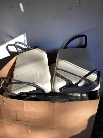 Lot of 14 golf cart seats