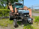 1996 NEW HOLLAND 6640 TRACTOR  w/Alamo Flail Ax Finish Mower
