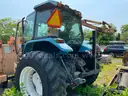 1996 NEW HOLLAND 6640 TRACTOR  w/Alamo Flail Ax Finish Mower