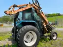 1996 NEW HOLLAND 6640 TRACTOR  w/Alamo Flail Ax Finish Mower
