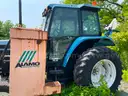 1996 NEW HOLLAND 6640 TRACTOR  w/Alamo Flail Ax Finish Mower
