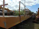Lot of (2) Plasser America 40 feet long rail flat carts. DTPW 24-06 #8