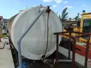 Lot of (2) Plasser America 40 feet long rail flat carts. DTPW 24-06 #8