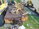 Lot of (2) Plasser America 40 feet long rail flat carts. DTPW 24-06 #8