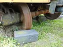 Lot of (2) Plasser America 40 feet long rail flat carts. DTPW 24-06 #8