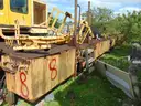 Lot of (2) Plasser America 40 feet long rail flat carts. DTPW 24-06 #8