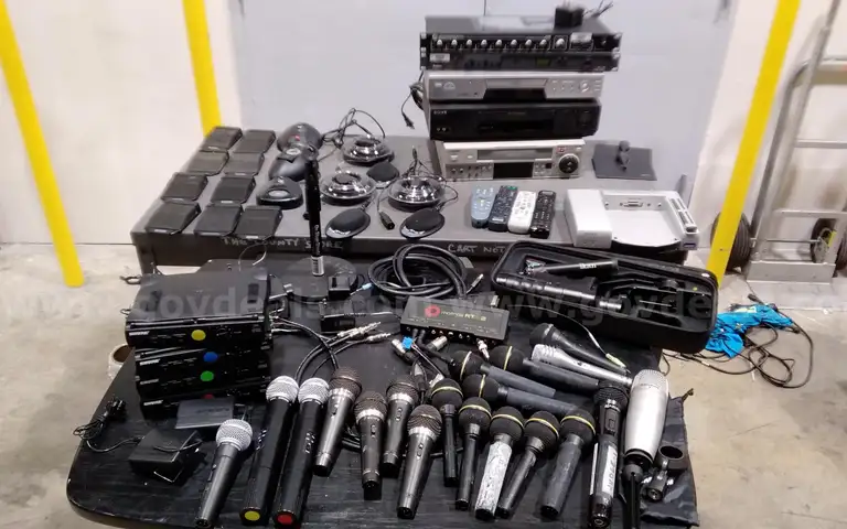 Lot of Audio-Visual Equipment